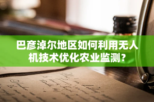 巴彦淖尔地区如何利用无人机技术优化农业监测？