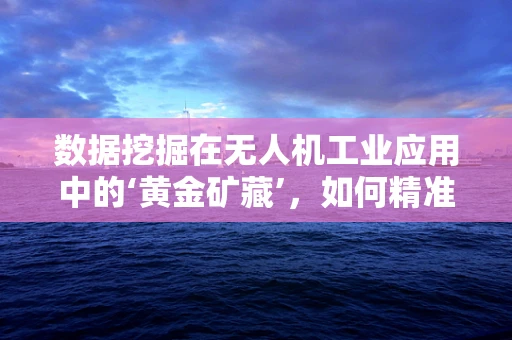 数据挖掘在无人机工业应用中的‘黄金矿藏’，如何精准提炼？