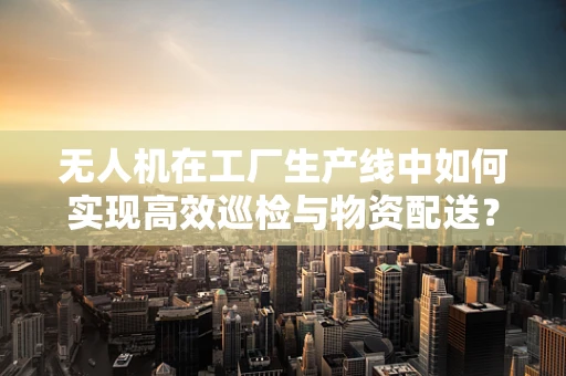 无人机在工厂生产线中如何实现高效巡检与物资配送？
