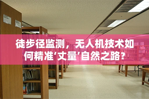 徒步径监测，无人机技术如何精准‘丈量’自然之路？