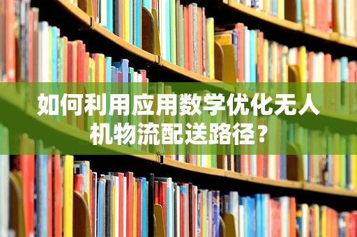 如何利用应用数学优化无人机物流配送路径？