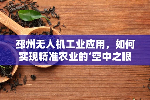 邳州无人机工业应用，如何实现精准农业的‘空中之眼’？