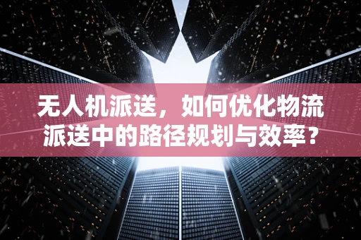 无人机派送，如何优化物流派送中的路径规划与效率？
