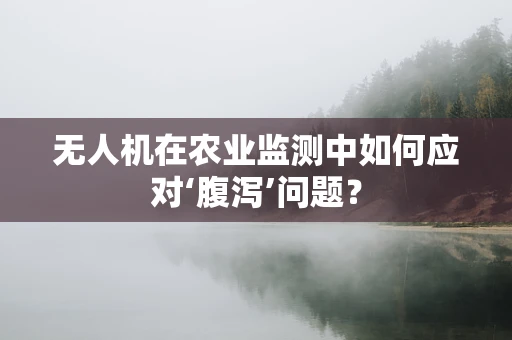 无人机在农业监测中如何应对‘腹泻’问题？