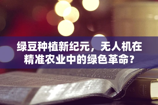 绿豆种植新纪元，无人机在精准农业中的绿色革命？