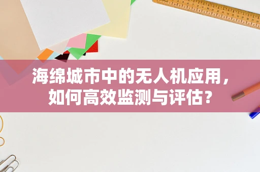 海绵城市中的无人机应用，如何高效监测与评估？