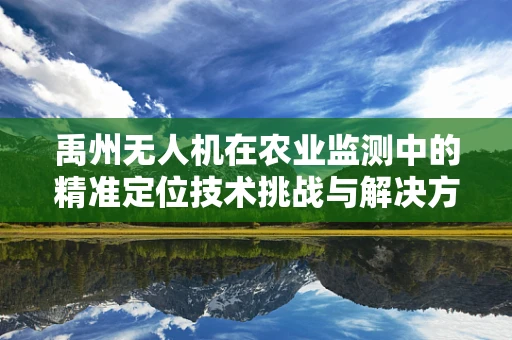 禹州无人机在农业监测中的精准定位技术挑战与解决方案