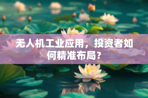 无人机工业应用，投资者如何精准布局？