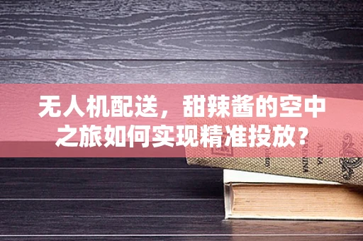 无人机配送，甜辣酱的空中之旅如何实现精准投放？