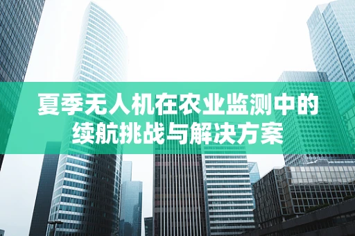 夏季无人机在农业监测中的续航挑战与解决方案