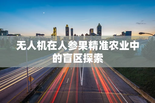 无人机在人参果精准农业中的盲区探索