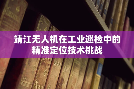 靖江无人机在工业巡检中的精准定位技术挑战