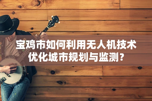 宝鸡市如何利用无人机技术优化城市规划与监测？