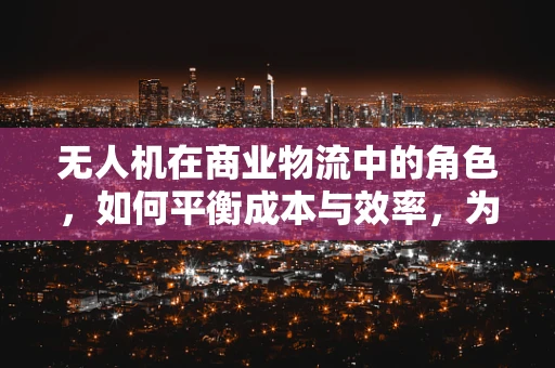 无人机在商业物流中的角色，如何平衡成本与效率，为商人创造最大价值？
