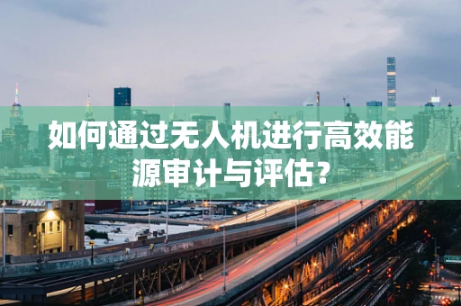 如何通过无人机进行高效能源审计与评估？