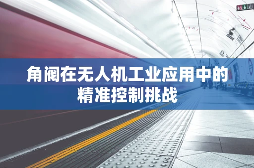 角阀在无人机工业应用中的精准控制挑战
