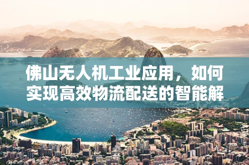 佛山无人机工业应用，如何实现高效物流配送的智能解决方案？