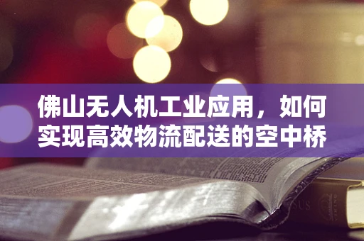 佛山无人机工业应用，如何实现高效物流配送的空中桥梁？