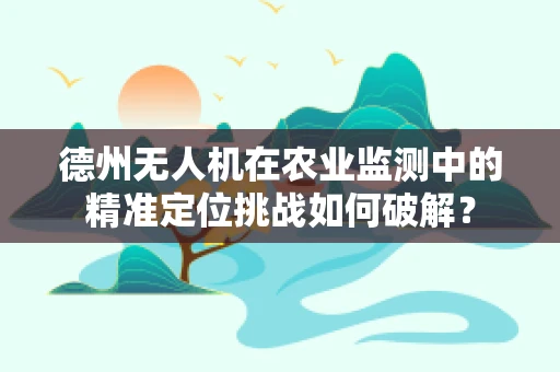 德州无人机在农业监测中的精准定位挑战如何破解？