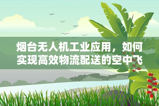 烟台无人机工业应用，如何实现高效物流配送的空中飞跃？
