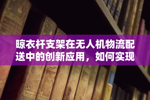 晾衣杆支架在无人机物流配送中的创新应用，如何实现稳定承载与快速部署？