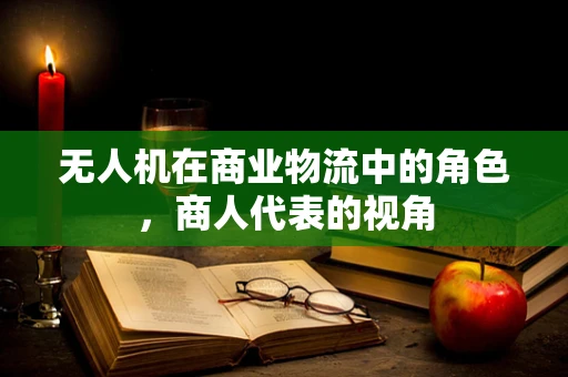 无人机在商业物流中的角色，商人代表的视角