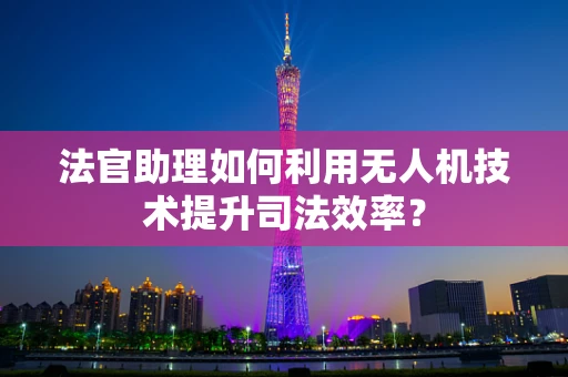 法官助理如何利用无人机技术提升司法效率？