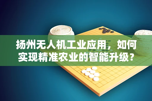 扬州无人机工业应用，如何实现精准农业的智能升级？