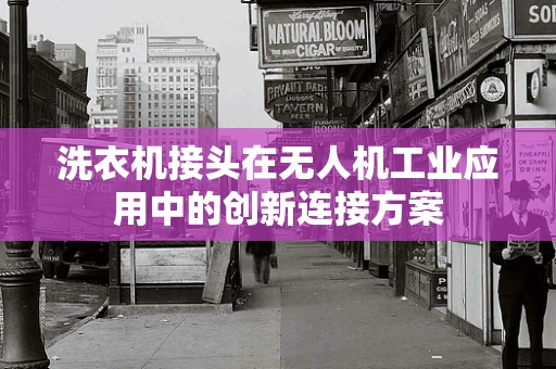 洗衣机接头在无人机工业应用中的创新连接方案