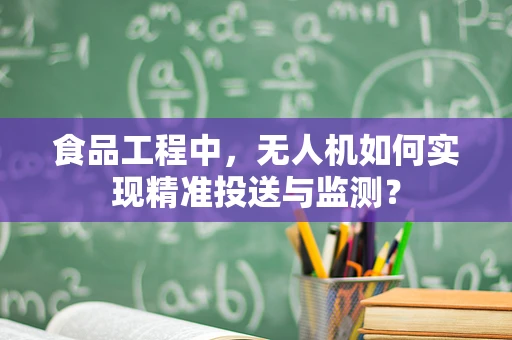 食品工程中，无人机如何实现精准投送与监测？