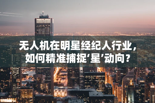 无人机在明星经纪人行业，如何精准捕捉‘星’动向？