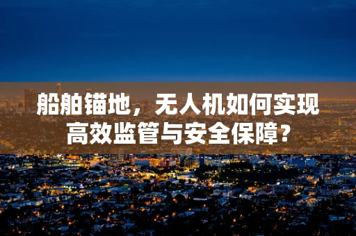 船舶锚地，无人机如何实现高效监管与安全保障？