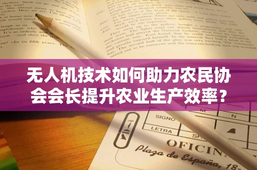 无人机技术如何助力农民协会会长提升农业生产效率？