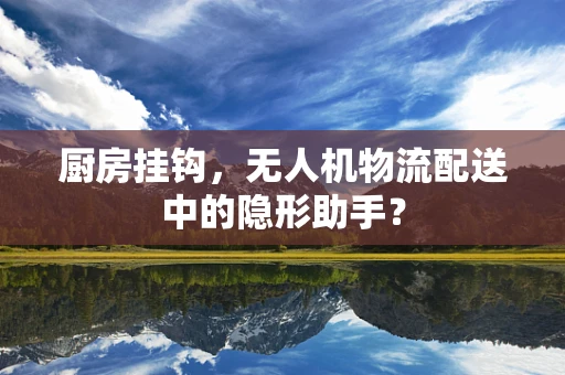 厨房挂钩，无人机物流配送中的隐形助手？