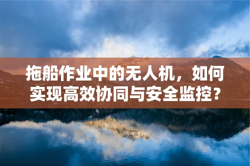 拖船作业中的无人机，如何实现高效协同与安全监控？