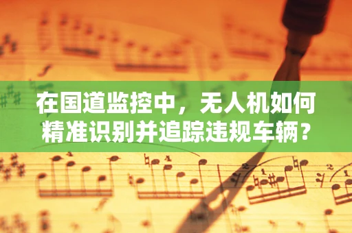 在国道监控中，无人机如何精准识别并追踪违规车辆？
