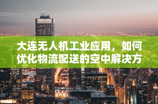 大连无人机工业应用，如何优化物流配送的空中解决方案？