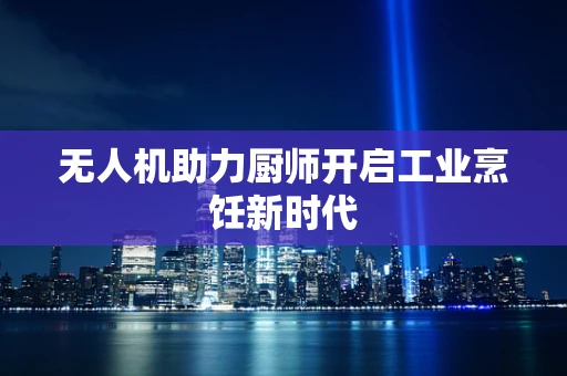 无人机助力厨师开启工业烹饪新时代