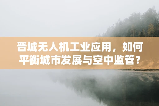 晋城无人机工业应用，如何平衡城市发展与空中监管？