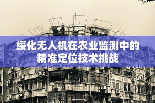 绥化无人机在农业监测中的精准定位技术挑战