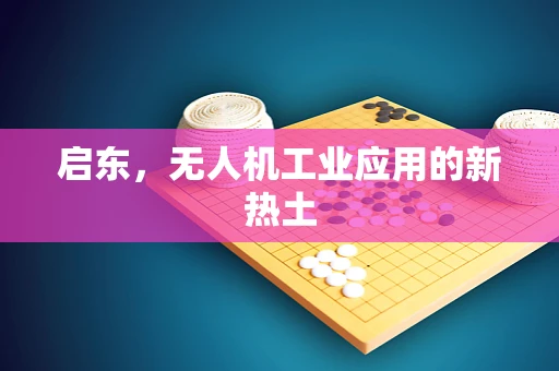 启东，无人机工业应用的新热土