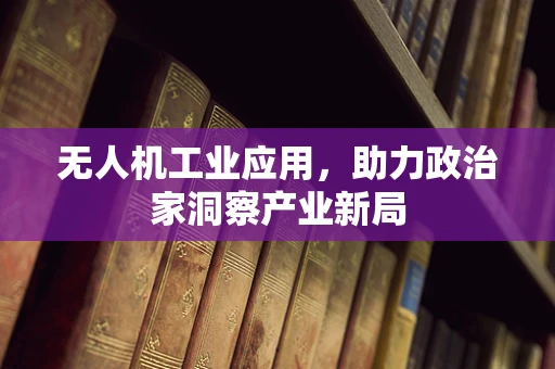 无人机工业应用，助力政治家洞察产业新局
