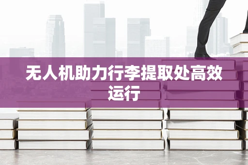 无人机助力行李提取处高效运行