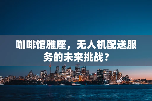 咖啡馆雅座，无人机配送服务的未来挑战？
