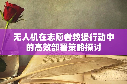 无人机在志愿者救援行动中的高效部署策略探讨