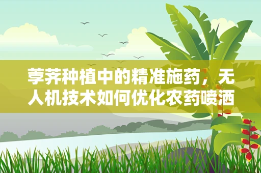 荸荠种植中的精准施药，无人机技术如何优化农药喷洒？