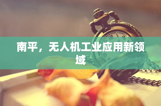 南平，无人机工业应用新领域
