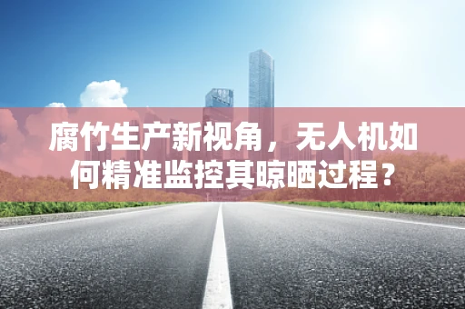 腐竹生产新视角，无人机如何精准监控其晾晒过程？