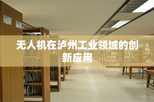 无人机在泸州工业领域的创新应用