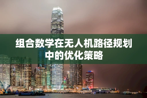 组合数学在无人机路径规划中的优化策略
